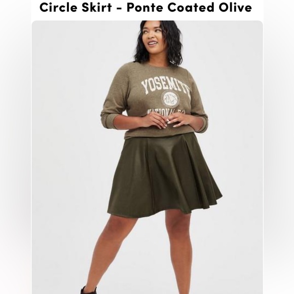torrid Dresses & Skirts - Torrid Ponte Circle Skirt